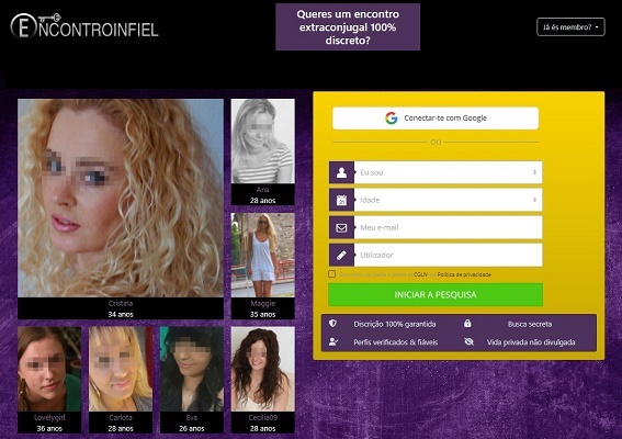 Site de infidelidade - Encontro Infiel