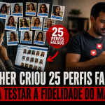 Mulher Criou 25 Perfis Falsos para Testar a Fidelidade do Marido