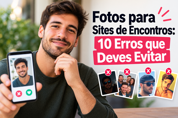 Fotos para Sites de Encontros: 10 Erros que Deves Evitar